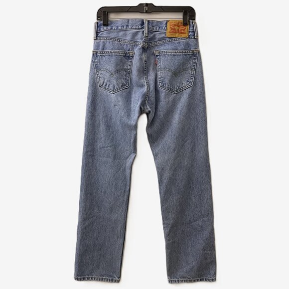 Levi's 505™ Straight Regular Fit Denim Jeans Men's 30x30 - Picture 4 of 15